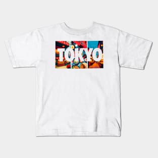 Tokyo streets Kids T-Shirt